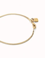 Flat snake chain bracelet