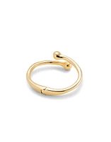 Bangle bracelet with inner spring