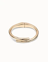 Tubular shaped bangle bracelet