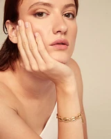 Small oval link chain bracelet