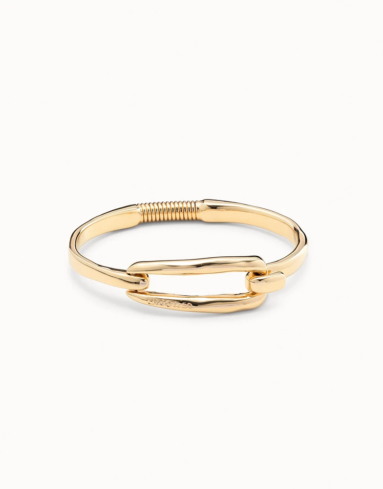 Bangle bracelet with buckle