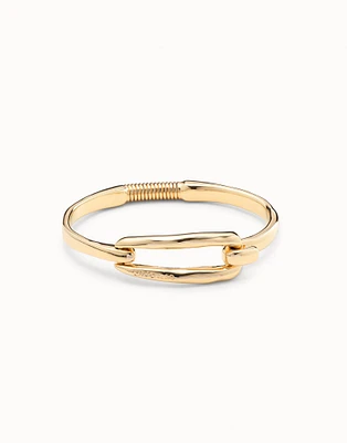 Bangle bracelet with buckle