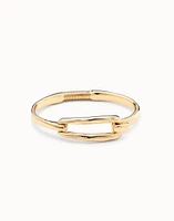 Bangle bracelet with buckle