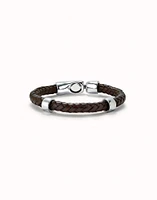 Braided bracelet with clasp