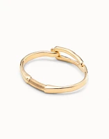 Bangle bracelet with buckle
