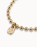 Beaded charm bracelet
