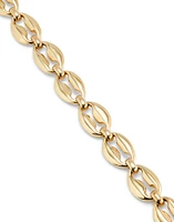 Small oval link chain bracelet