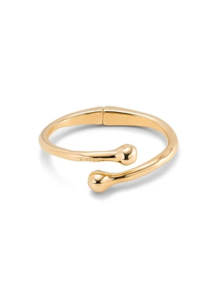 Bangle bracelet with inner spring