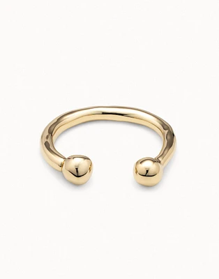 Bangle bracelet with double ball
