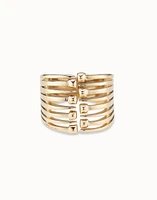 Bangle bracelet with multiple nail heads