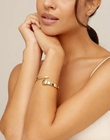 Nail shaped bangle bracelet