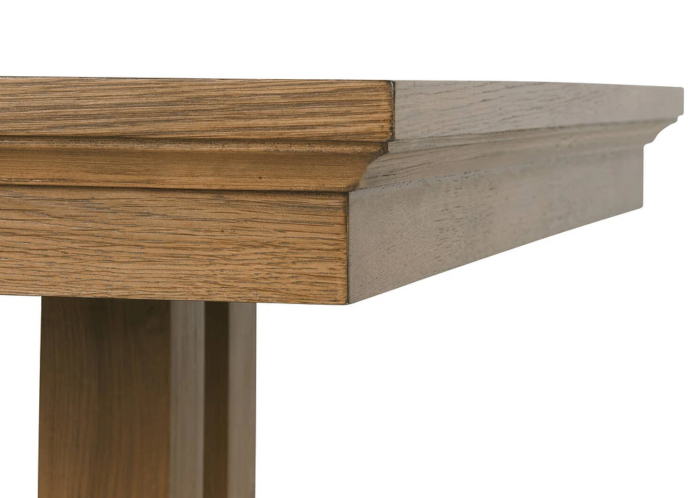 Edmond Ext Dining Table -Fawna Amber