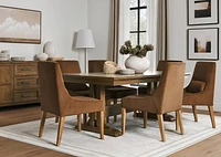 Edmond Ext Dining Table -Fawna Amber