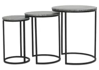 Gael Nesting Table Set -Kaya Grey