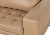 Carson Leather Sofa -Zen Stone