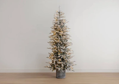 Flurry Tree 7FT Pre-Lit Flocked