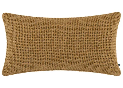 Balmore Cotton Pillow 12x22 Caramel