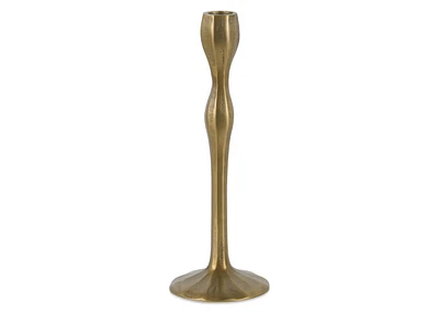 Ryah Candle Holder Short Antiqued Brass