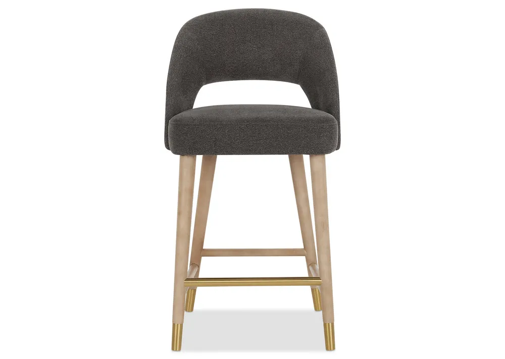 Jerusha Counter Stool -Elte Charcoal