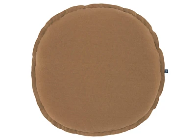 Faria Cotton Round Pillow Caramel