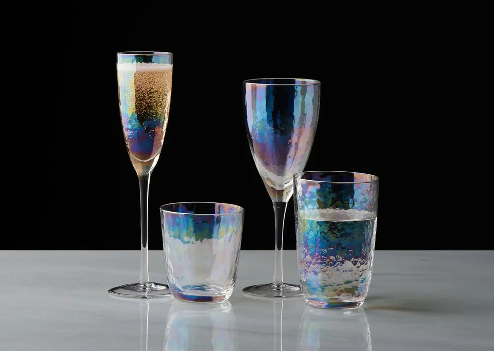 Lucent Wine Glass Iridescent