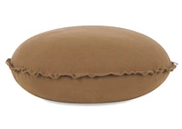 Faria Cotton Round Pillow Caramel