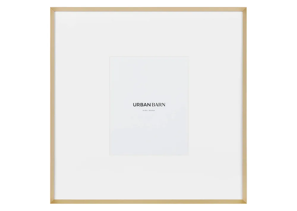 Russo Gallery Frame 8x10 Satin Brass