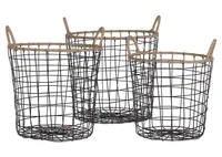 Jackman Wire Basket Small Natural/Bla