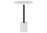 Piero Accent Table - Warra White