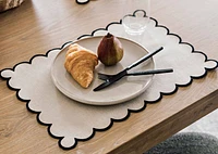 Lark Placemat Natural/Black