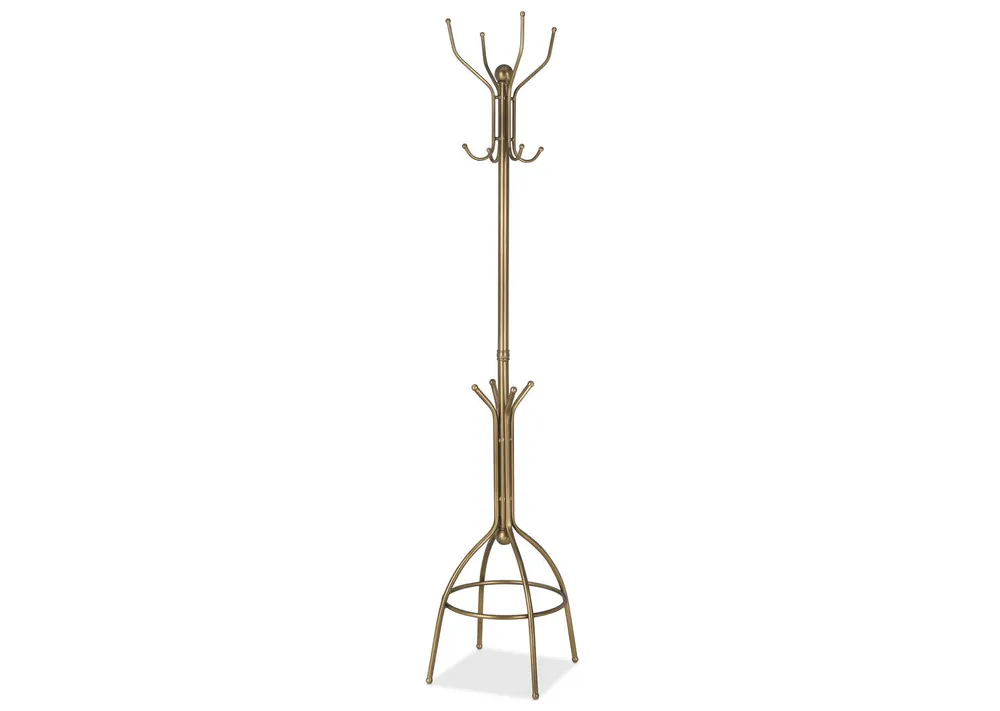 Armond Coat Rack Brass