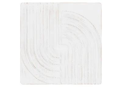 Brohm Wood Panel IV White