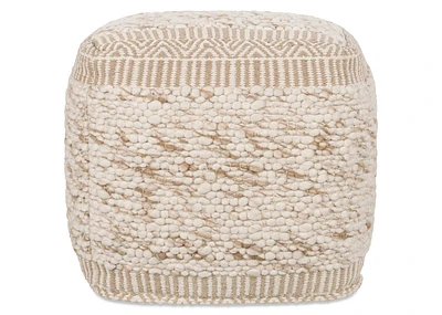 Seth Pouf Ivory/Natural