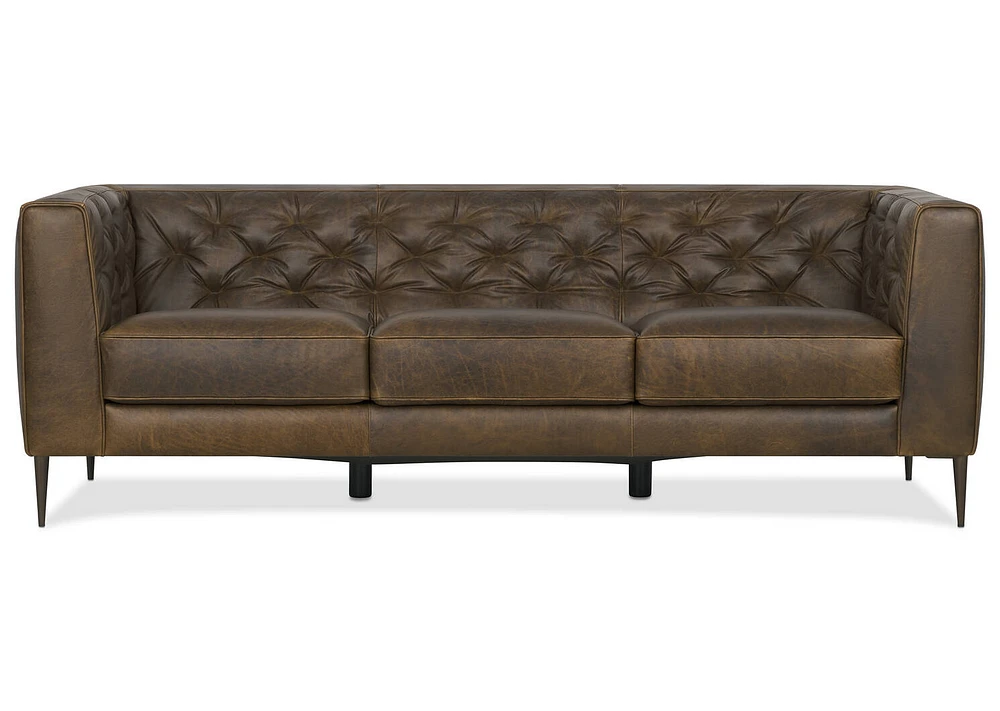 Marcello Leather Sofa -Waco Tobacco