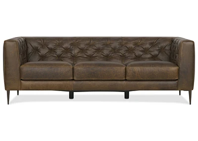 Marcello Leather Sofa -Waco Tobacco