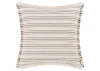 Novoli Striped Pillow 20x20 Nat/Black