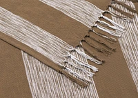 Renard Throw 50x60 Mushroom/Ivory