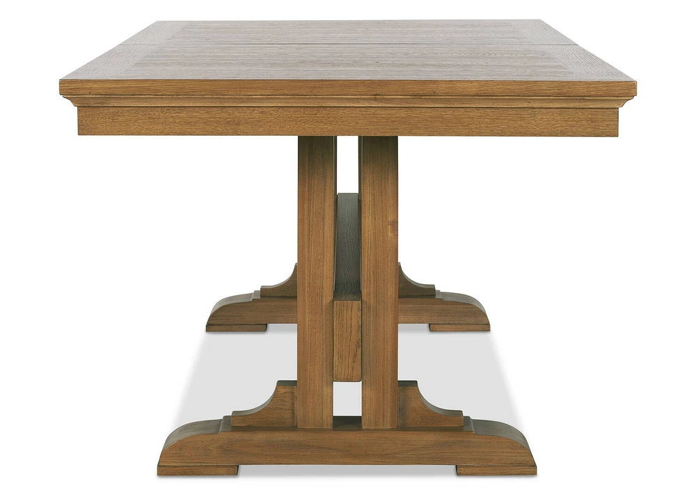 Edmond Ext Dining Table -Fawna Amber