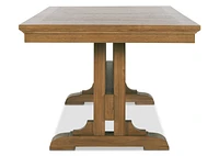 Edmond Ext Dining Table -Fawna Amber