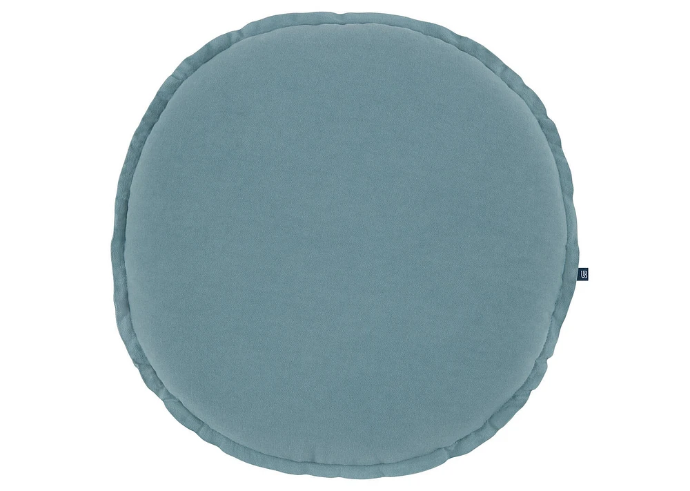 Faria Cotton Round Pillow Pond