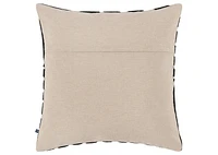 Avila Cotton Pillow 20x20 Black/Natural