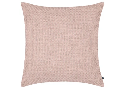 Chiara Cotton Pillow 24x24 Pink Dust