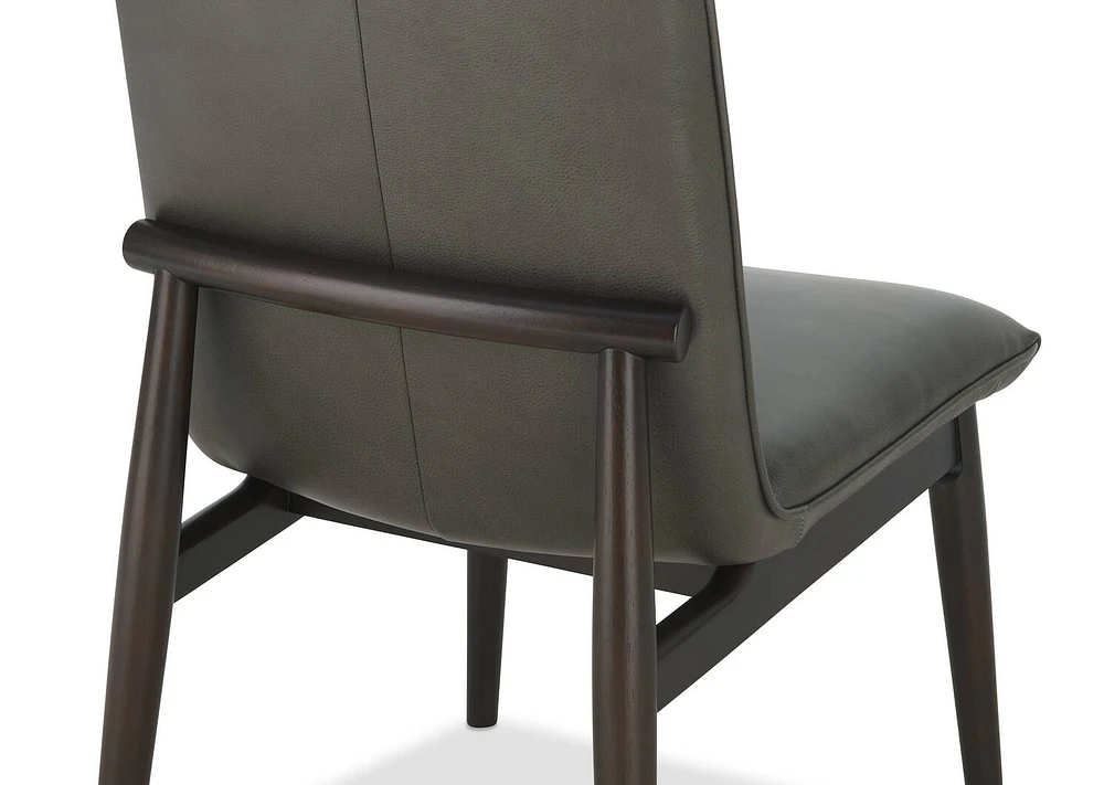Esmae Leather Dining Chair -Reede Charco
