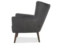 Diablo Leather Armchair -Harrod Coal