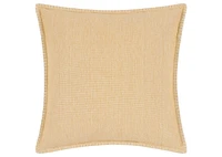 Aria Cotton Pillow 20x20 Amber