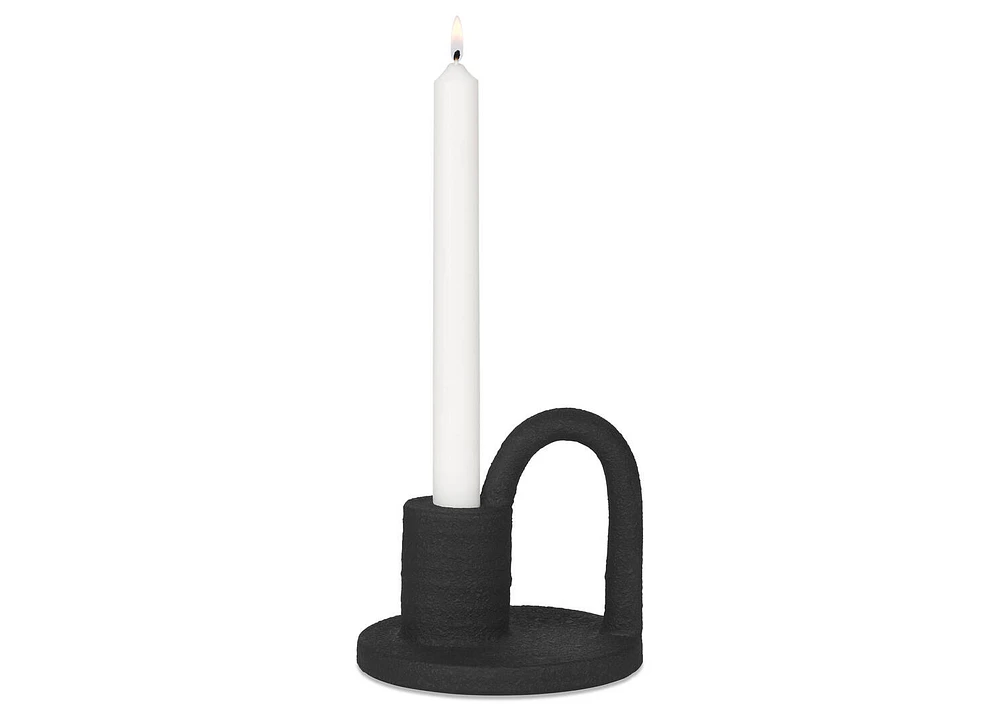 Newton Candle Holder Black