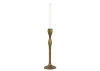 Ryah Candle Holder Tall Antiqued Brass