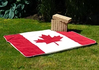 Canada Flag Sherpa Throw