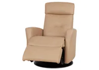 Drake Leather Recliner -Tre Blonde