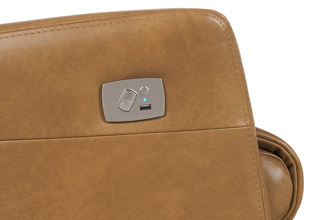 Jasper Power Recliner -Sol Amber